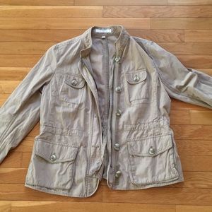 Loft tan light jacket size PL